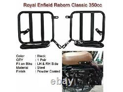 Fit For Royal Enfield New Classic 350 REBORN Pannier Mounting Rack Kit LH/RH