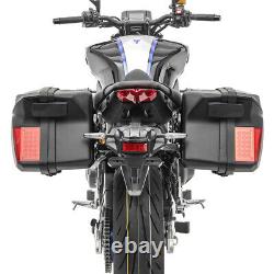 Motorcycle panniers + rack side cases Bagtecs PX74 Universal black matt