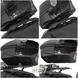 Motorcycle panniers + rack side cases Bagtecs PX74 Universal black matt