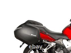 SHAD 3P Pannier Rack Motorcycle Side Case Kit for Honda VFR 800 V-Tec (02-04)