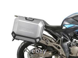 SHAD 4P Pannier Rack Motorcycle Side Case Kit for Zontes ZT310-T (19-23)